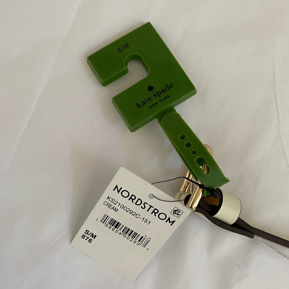 NWT Kate Spade Leather Cream Belt Bag with Bow Detail - Picture 6 of 9